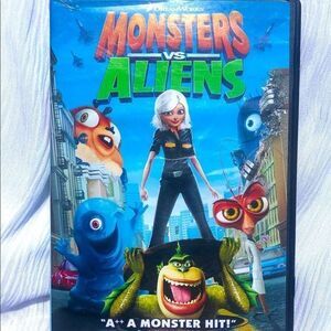 😍 Dreamworks DVD Monsters vs Aliens. Like New